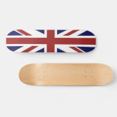 PixDezines Union jack Persoonlijk Skateboard (Horizontaal)