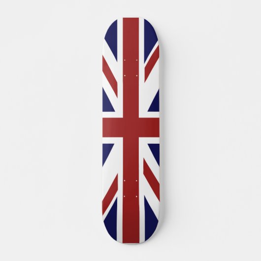 PixDezines Union jack Persoonlijk Skateboard (Voorkant)