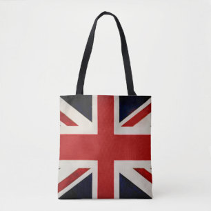 PixDezines  Union Jack Tote Bag
