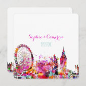 PixDezines urban/london/DIY achtergrondkleur Kaart (Voorkant / Achterkant)