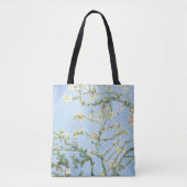 PixDezines Van Gogh Amandelbloesem/Hemelsblauw Tote Bag (Voorkant)