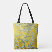 PixDezines Van Gogh Amandelbloesem Tote Bag (Achterkant)