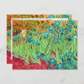 PixDezines van Gogh iris/st. rebelen Briefkaart (Voorkant / Achterkant)