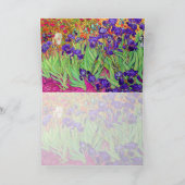 PixDezines van Gogh iris/st. rebelen Kaart (Binnen)