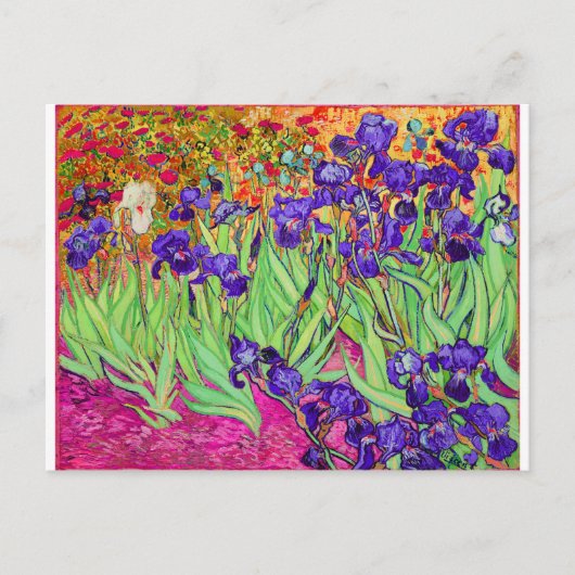 PixDezines van gogh iris/st. remy Briefkaart (Voorkant)