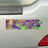 PixDezines van gogh iris/st. remy Bumpersticker (Op auto)