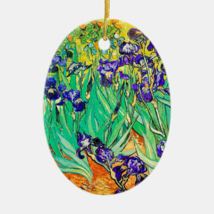 PixDezines van gogh iris/st. remy Keramisch Ornament