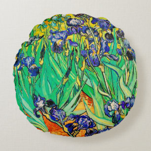 PixDezines van gogh iris/st. remy Rond Kussen