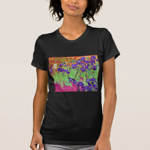 PixDezines van gogh iris/st. remy T-shirt