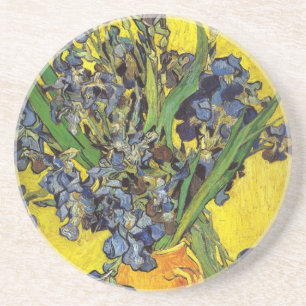PixDezines van gogh iris/st. remy Zandsteen Onderzetter