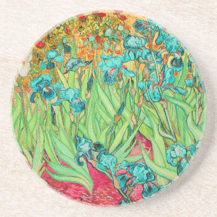 PixDezines van gogh iris/st. remy Zandsteen Onderzetter