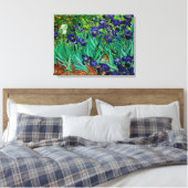 PixDezines van gogh irises/st. remy Canvas Afdruk (Insitu (Slaapkamer))