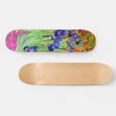 PixDezines van gogh paarse irises Persoonlijk Skateboard (Horizontaal)