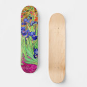 PixDezines van gogh paarse irises Persoonlijk Skateboard (Voorkant)
