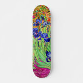 PixDezines van gogh paarse irises Persoonlijk Skateboard (Voorkant)
