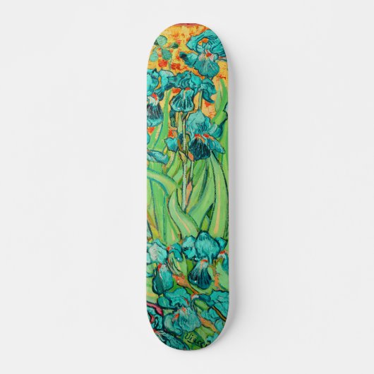 PixDezines van gogh paarse irises Persoonlijk Skateboard (Voorkant)
