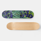 PixDezines van gogh paarse irises Skateboard (Horizontaal)