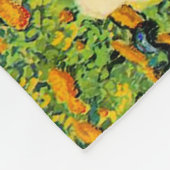 PixDezines van gogh/paarse irises/st. remy Fleece Deken (Hoek)