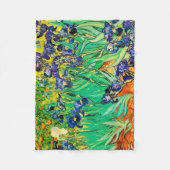 PixDezines van gogh/paarse irises/st. remy Fleece Deken (Voorkant)