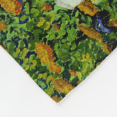 PixDezines van gogh/paarse irises/st. remy Fleece Deken (Hoek)