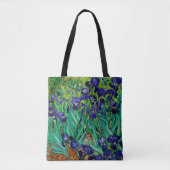 PixDezines Van Gogh Paarse Irises/St. Remy Tote Bag (Voorkant)