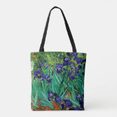 PixDezines Van Gogh Paarse Irises/St. Remy Tote Bag (Achterkant)