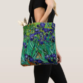 PixDezines Van Gogh Paarse Irises/St. Remy Tote Bag (Dichtbij)