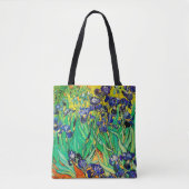 PixDezines Van Gogh Paarse Irises/St. Remy Tote Bag (Voorkant)