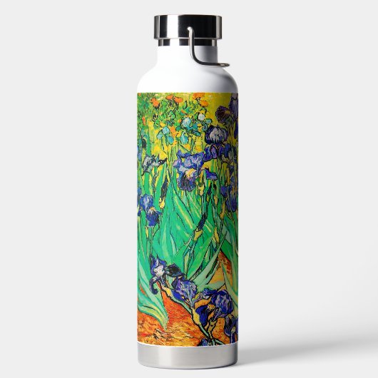 PixDezines Van Gogh Paarse Irises, St. Remy Waterfles (Links)