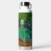 PixDezines Van Gogh Paarse Irises, St. Remy Waterfles (Voorkant)