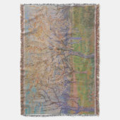 PixDezines van gogh perzik bloesems boomgaard Deken (Voorkant Verticaal)