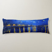 PixDezines van gogh starry night/st. remy Lichaamskussen (Achterkant)