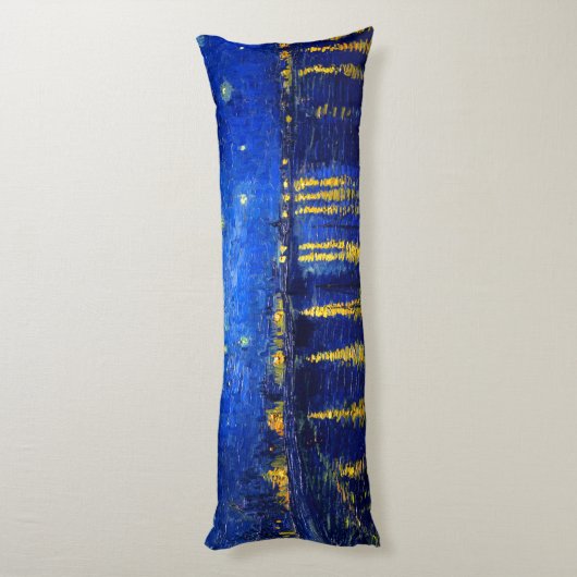 PixDezines van gogh starry night/st. remy Lichaamskussen (Achterkant (Verticaal))