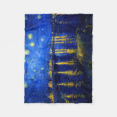 PixDezines van gogh/starry night sur Rhone Fleece Deken (Voorkant)