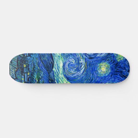 PixDezines van gogh sterrennacht Persoonlijk Skateboard (Horizontaal)