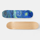 PixDezines van gogh sterrennacht Persoonlijk Skateboard (Horizontaal)