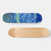 PixDezines van gogh sterrennacht Skateboard (Horizontaal)