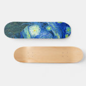 PixDezines van gogh sterrennacht Skateboard (Horizontaal)