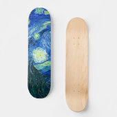PixDezines van gogh sterrennacht Skateboard (Voorkant)