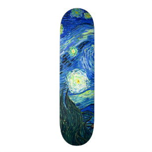 PixDezines van gogh sterrennacht Skateboard