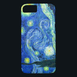 PixDezines Van Gogh Sterrennacht/St. Remy iPhone 8/7 Hoesje<br><div class="desc">Van Gogh's beroemde schilderij,  "De Sterrennacht". Van Gogh schilderde tijdens zijn verblijf in het asiel van Saint Remy in de jaren tachtig de rolheuvels en de cyperbomen die hij uit zijn raam zag. Digitaal verbeterd door PixDezines. Copyright © 2008-2016 PixDezines.com™ en PixDezines™ op zazzle.com. Alle rechten voorbehouden.</div>