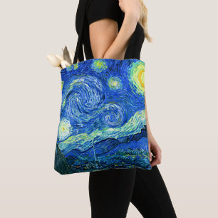 PixDezines Van Gogh Sterrennacht/St. Remy Tote Bag