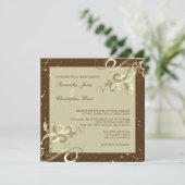 PixDezines VANILLA SWIRLS/CAFE AU LAIT Kaart (Staand voorkant)