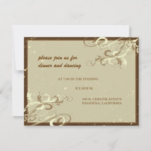 PixDezines VANILLA SWIRLS/CAFE AU LAIT Kaart (Voorkant)