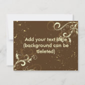 PixDezines VANILLA SWIRLS/CAFE AU LAIT Kaart (Achterkant)