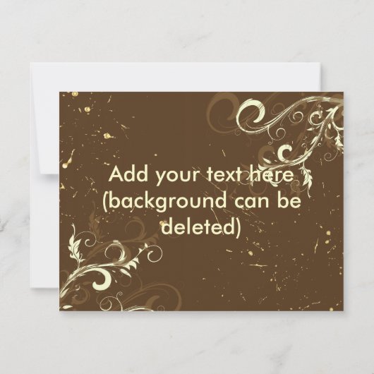 PixDezines VANILLA SWIRLS/CAFE AU LAIT Kaart (Achterkant)