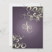 PixDezines VANILLA SWIRLS/DARK PAARS/DIY Bckgrand Kaart (Voorkant)