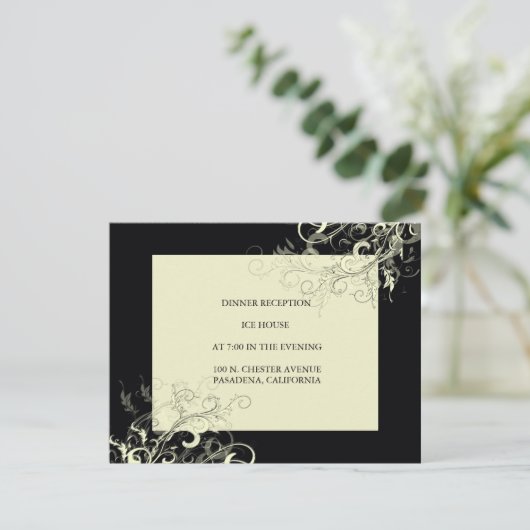 PixDezines VANILLA-SWIRLS/DIY-ACHTERGROND Kaart (Staand voorkant)