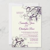 PixDezines VANILLA SWIRLS/DIY COLOR, DARK PAARS Kaart (Achterkant)