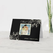 PixDezines vanille swirls/diy achtergrondkleur Bedankkaart (Voorkant)